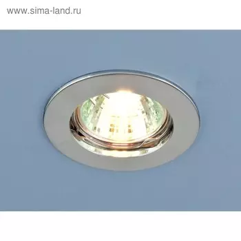 Светильник 863 MR16 CH, IP20, 35 Вт, G5.3, d=60 мм, цвет хром