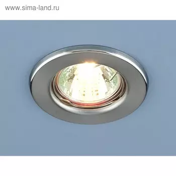 Светильник 9210 MR16 SCH, IP20, 35 Вт, G5.3, d=55 мм, цвет хром