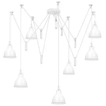 Светильник Acrobata, 7x40Вт E14, цвет белый