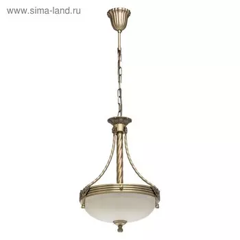 Светильник «Афродита», 3x60Вт Е14, бронза 35x35x87 см