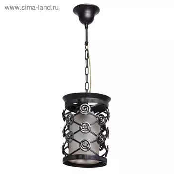 Светильник "Айвенго" 1x40Вт E27 чёрный 17x17x224см