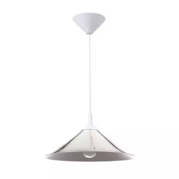 Светильник Алана 1хЕ27 белый/хром 30х30х9см