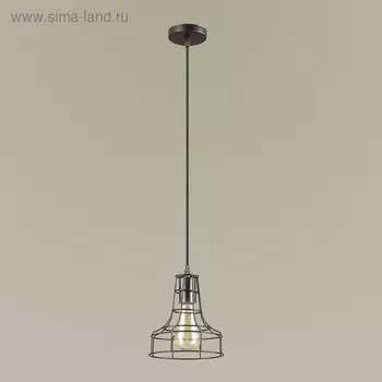 Светильник ALFRED 1x60Вт E27, чёрный 17,5x17,5x121,5 см