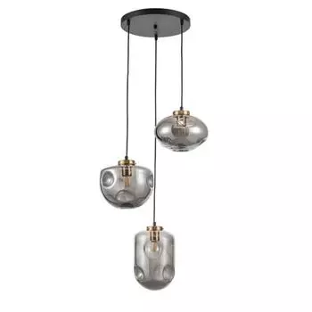 Светильник Alieno, 3x60Вт E27, цвет дымчатый