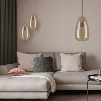 Светильник ALOBRASE, 1x40Вт E27, цвет коричневый