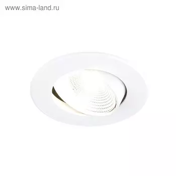 Светильник Ambrella light встраиваемый светодиодный, 4200K, 5Вт, цвет белый, d=85 мм