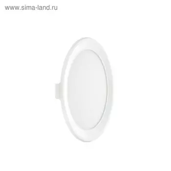 Светильник Ambrella light встраиваемый светодиодный, 6400K, 12Вт, цвет белый, d=153 мм