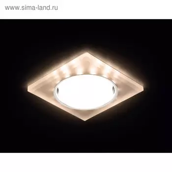 Светильник Ambrella light встраиваемый светодиодный, G5.3, 3Вт, цвет белый, d=85 мм