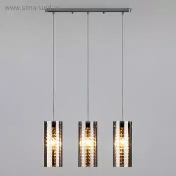 Светильник Amigo, 3x60Вт E14, цвет хром