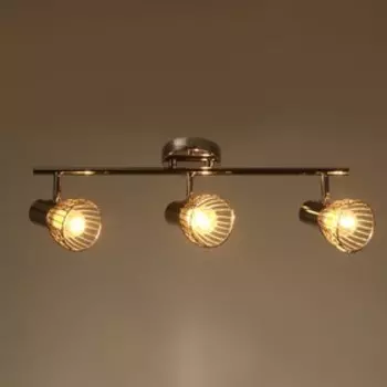 Светильник Амир 3х60Вт Е14 хром 60х10х21см