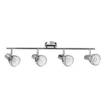 Светильник ЭкономСвет Амир 4х60Вт Е14 хром 76х10х21см