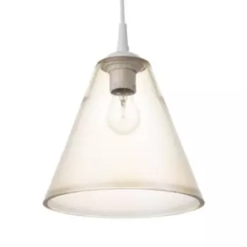 Светильник Амира 1хЕ27 белый 23х23х21см