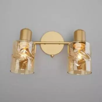 Светильник Ansa, 2x40Вт E14, цвет золото