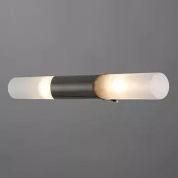 Светильник AQUA, 2x40Вт E14, серебро