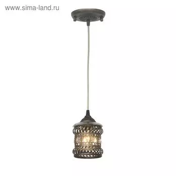 Светильник Arabia 1x40Вт E14, золотисто-коричневый 13x13x120 см