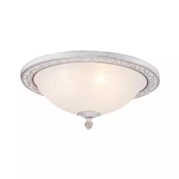 Светильник потолочный Maytoni C906-CL-03-W, 3хE27, 40Вт, 36х36х17 см, цвет белый с золотом