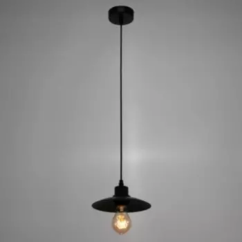 Светильник "Артена" 1x40Вт E27 черный 18х18х78 см.