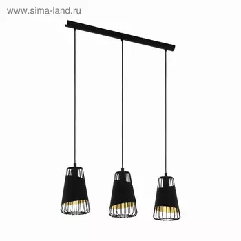 Светильник Austell 60Вт E27 чёрный