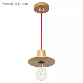 Светильник "Баия" 1x40Вт E27 светлое дерево