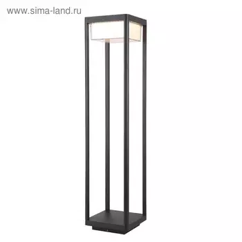 Светильник Outdoor O021FL-L10B3K, LED, 10Вт, 18х18х80 см, 520Лм, цвет чёрный