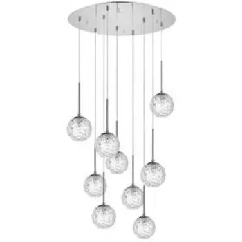 Светильник Bari, 9x40Вт G9, цвет хром