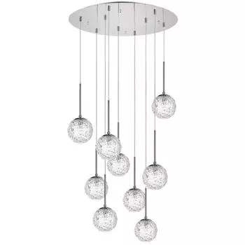 Светильник Bari, 9x40Вт G9, цвет хром