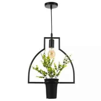 Светильник BayerLux "Абажур" черный 1x40W E27 12x34x48 см