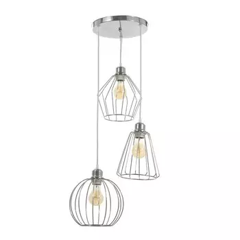 Светильник BayerLux "Батиста" 3х40Вт Е27 хром 37х37х90см