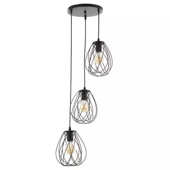 Светильник BayerLux "Бигли" 3хЕ27 40Вт черный 35х35х20-120см