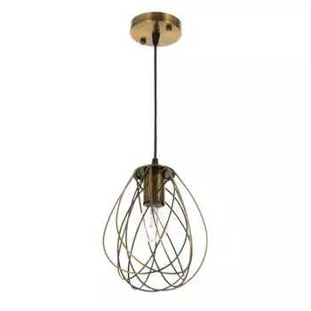 Светильник BayerLux "Бигли" Е27 40Вт золото 18х18х20-120см