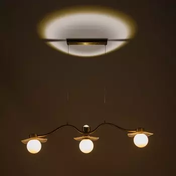 Светильник BayerLux"Бриен" LED 32Вт 3000-6000К золото 79х100 см