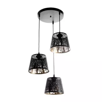 Светильник BayerLux «Чаща» 3хЕ27 40 Вт черный 404020-90 см