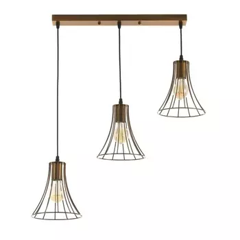 Светильник BayerLux «Чилли» 3хЕ27 40 Вт золото 185019-119 см