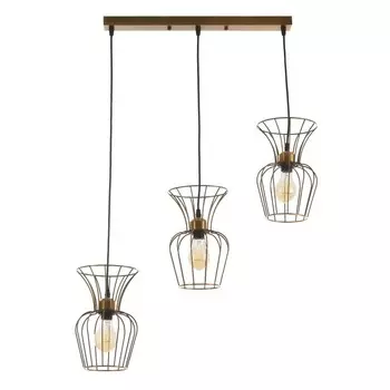 Светильник BayerLux «Фрейя» 3хЕ27 40 Вт золото 165023-123 см