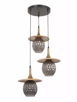 Светильник BayerLux ЭКО «Кен» 340 Вт Е27 черный/коричневый 4040100 см