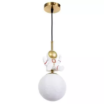 Светильник BayerLux "Космик" Е27 15Вт белый 12х12х28-128см