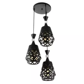 Светильник BayerLux "Ковальце" 3хЕ27 40Вт черный 33х33х35-120см