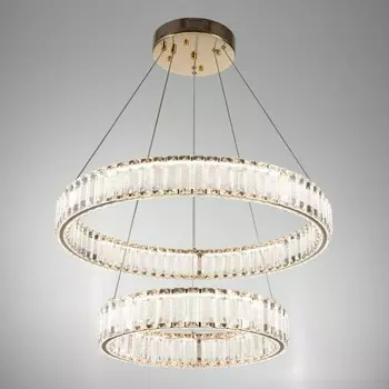 Светильник BayerLux "Кристофер" LED 206Вт 3000-6000К золото 60х60х7,5см