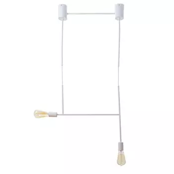 Светильник BayerLux "Лучик" 2хЕ27 40Вт белый 50х5х30-130см