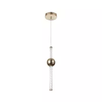 Светильник BayerLux "Минея" LED 18Вт золото 9х9х50-150 см