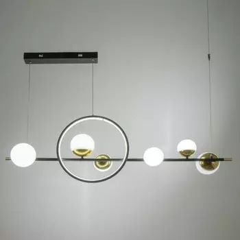Светильник BayerLux "Миранда" LED 66Вт 4000К черный 112х27х100см