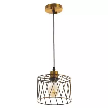 Светильник BayerLux "Румбо" Е27 40Вт золото 18х18х12-112см