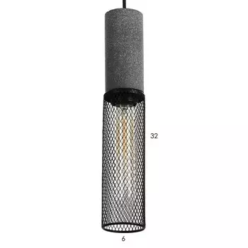 Светильник BayerLux «Сатус» Е27 40 Вт серый 6633-130 см