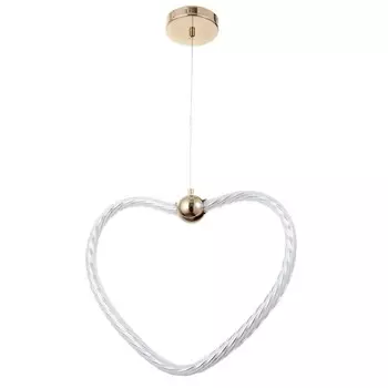 Светильник BayerLux «Сердце» LEd=36 Вт золото 46635-120 см