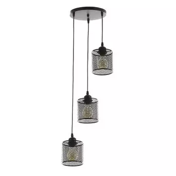 Светильник BayerLux "Вайна" 3хЕ27 40Вт черный 30х30х14-114см