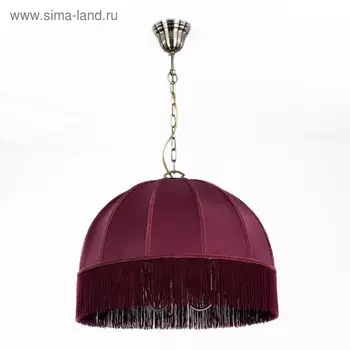 Светильник "Базель" 3x60Вт E14 красный 51x51x50см