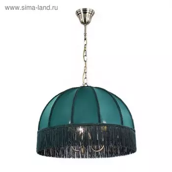 Светильник "Базель" 3x60Вт E14 зеленый 51x51x50см