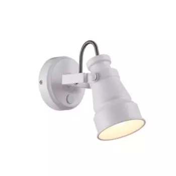 Светильник Бейкер, 1x60Вт E14 белый