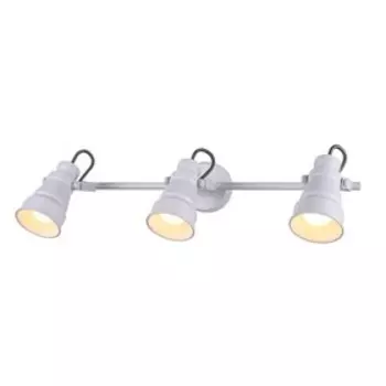 Светильник Бейкер, 3x60Вт E14 белый