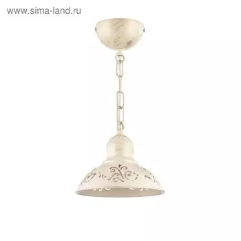 Светильник Benoit 1x60Вт E27 кремовое золото 17x17x115см